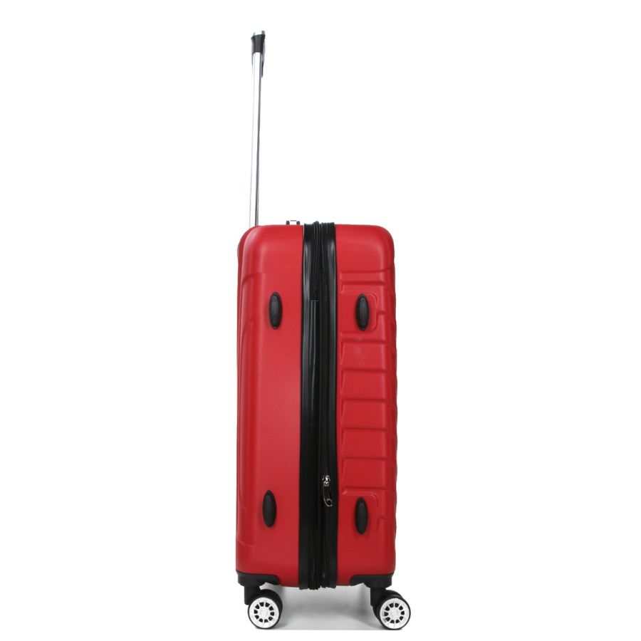 Чемодан средний M ABS-пластик Madisson Snowball 03403 68х44х27см 68+13л Красный