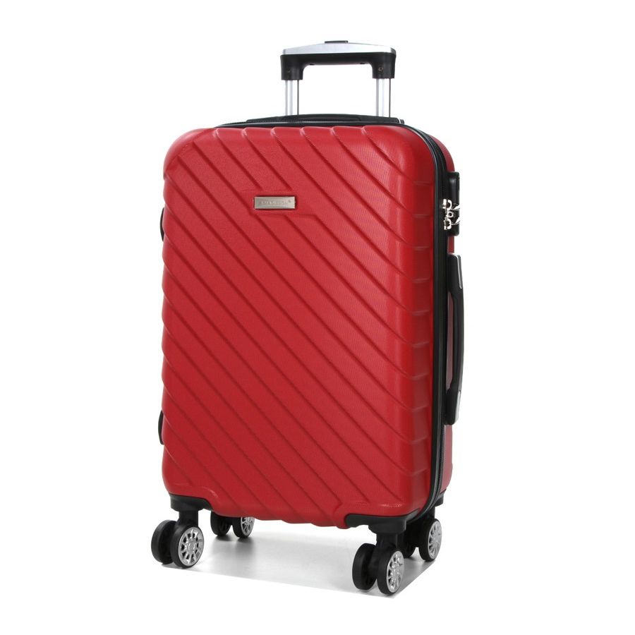 Чемодан маленький S ABS-пластик Madisson Snowball 03403 58х38х23см 35л Красный