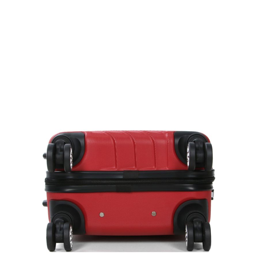Чемодан маленький S ABS-пластик Madisson Snowball 03403 58х38х23см 35л Красный