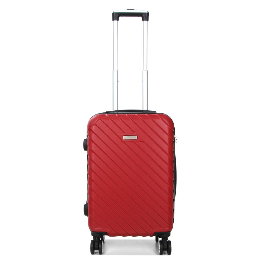 Чемодан маленький S ABS-пластик Madisson Snowball 03403 58х38х23см 35л Красный