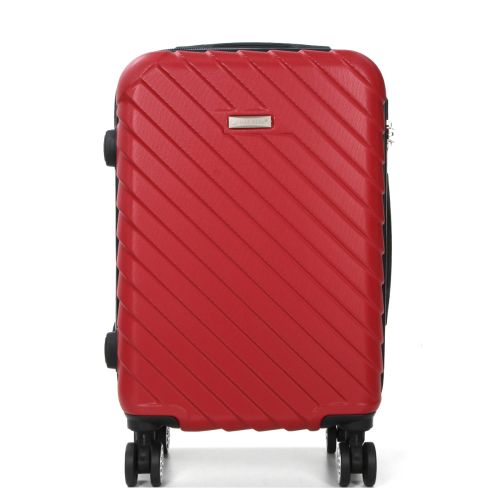 Чемодан маленький S ABS-пластик Madisson Snowball 03403 58х38х23см 35л Красный