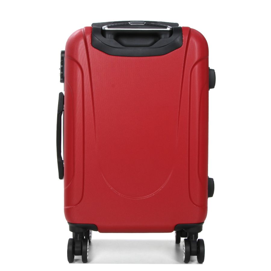 Чемодан маленький S ABS-пластик Madisson Snowball 03403 58х38х23см 35л Красный