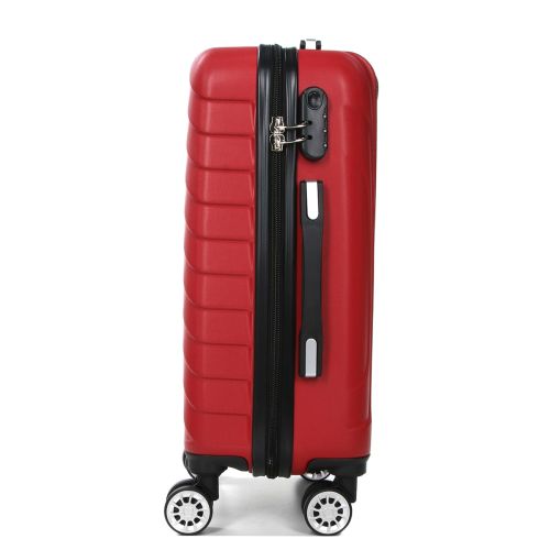 Чемодан маленький S ABS-пластик Madisson Snowball 03403 58х38х23см 35л Красный