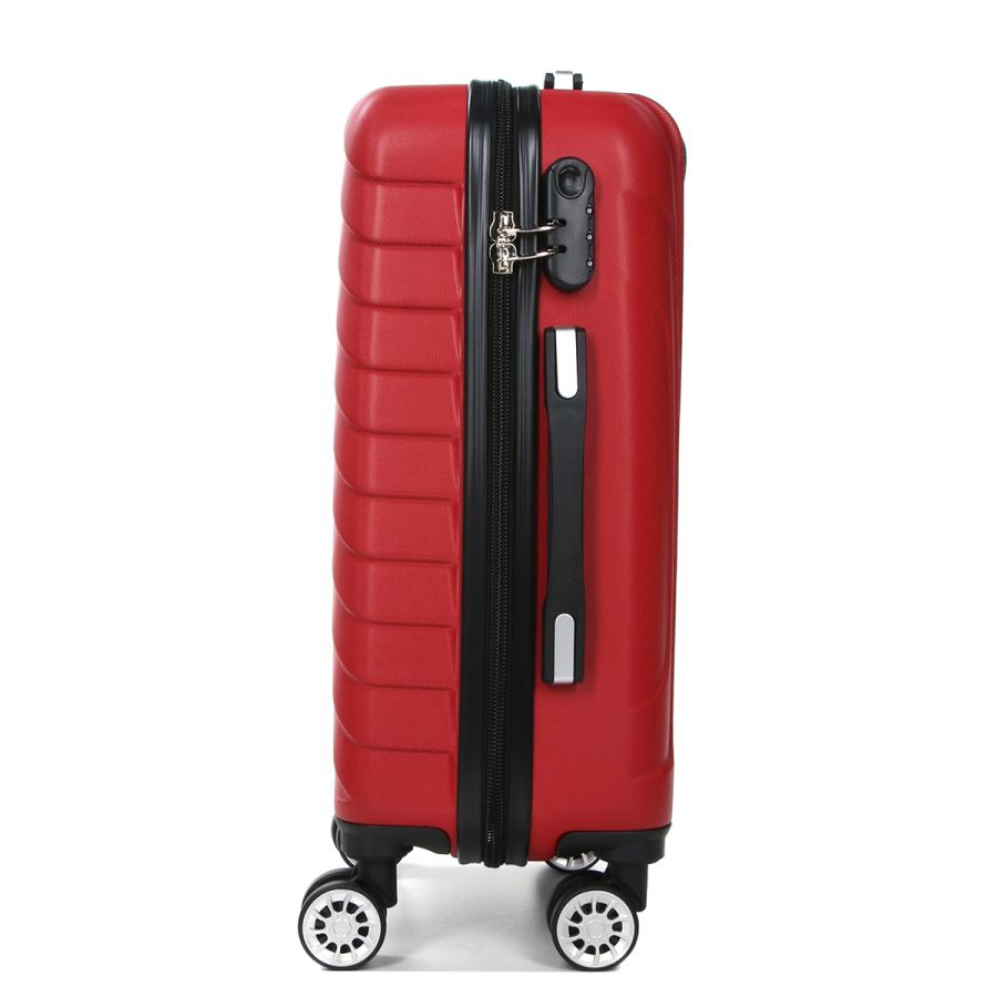 Чемодан маленький S ABS-пластик Madisson Snowball 03403 58х38х23см 35л Красный