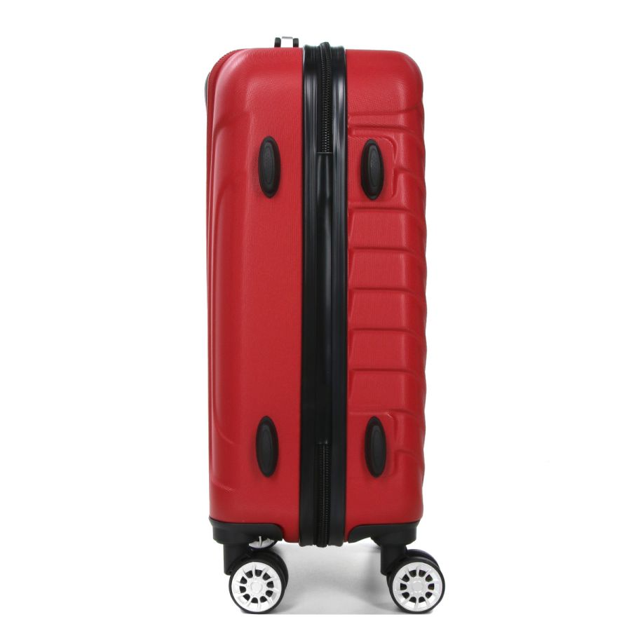 Чемодан маленький S ABS-пластик Madisson Snowball 03403 58х38х23см 35л Красный
