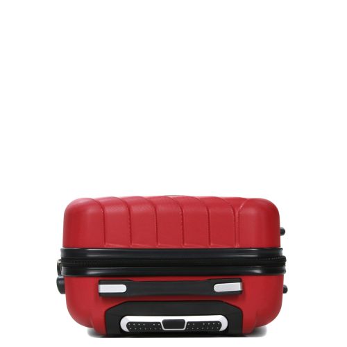 Чемодан маленький S ABS-пластик Madisson Snowball 03403 58х38х23см 35л Красный