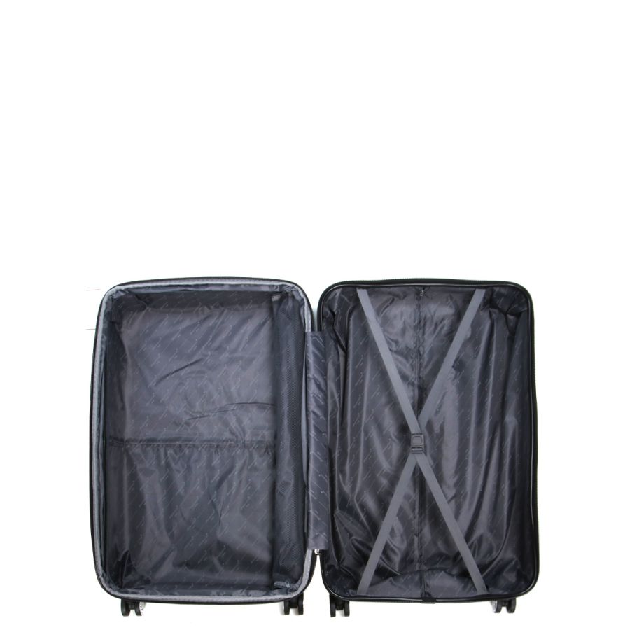 Чемодан большой L ABS-пластик Madisson Snowball 03403 78х52х32см 103+17л Шампань