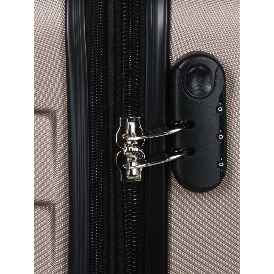 Чемодан большой L ABS-пластик Madisson Snowball 03403 78х52х32см 103+17л Шампань