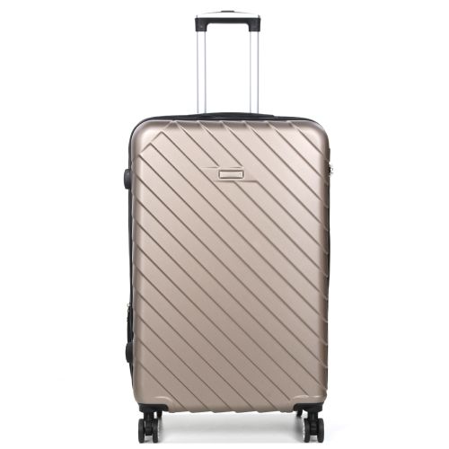 Чемодан большой L ABS-пластик Madisson Snowball 03403 78х52х32см 103+17л Шампань