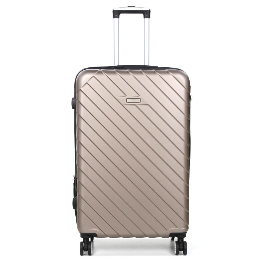 Чемодан большой L ABS-пластик Madisson Snowball 03403 78х52х32см 103+17л Шампань