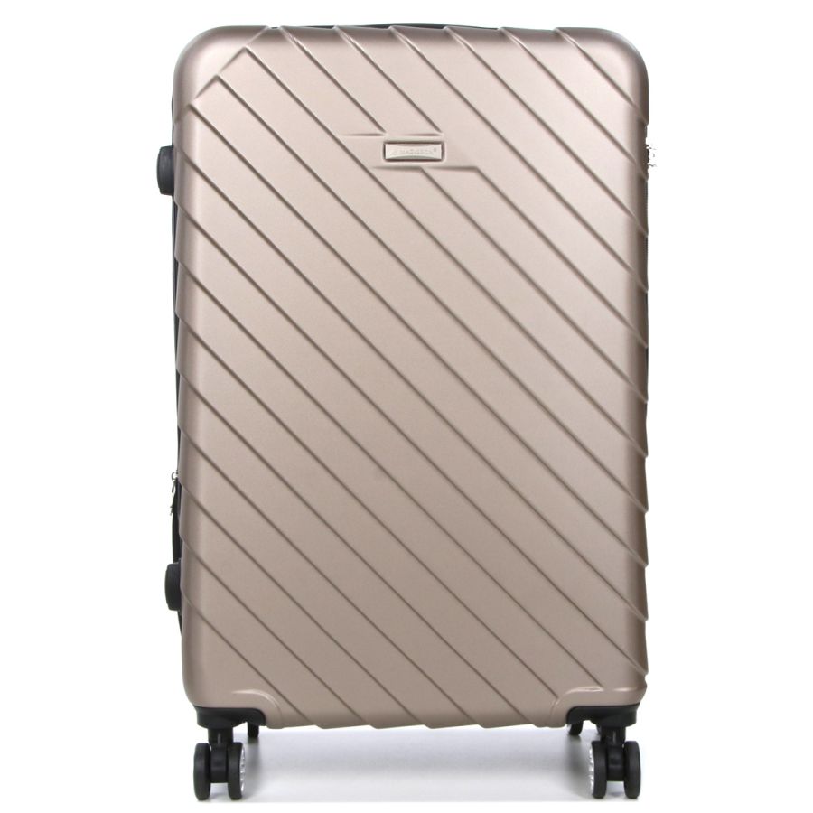 Чемодан большой L ABS-пластик Madisson Snowball 03403 78х52х32см 103+17л Шампань