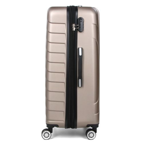 Чемодан большой L ABS-пластик Madisson Snowball 03403 78х52х32см 103+17л Шампань