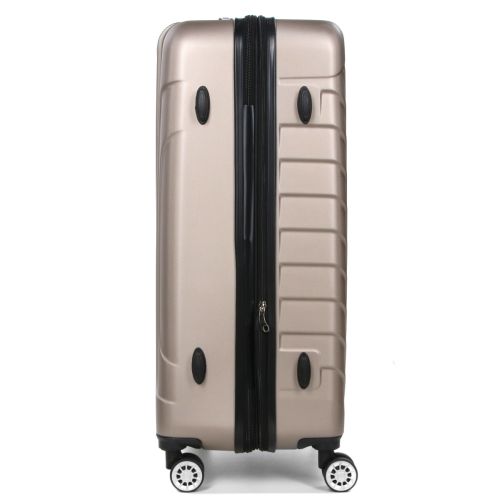 Чемодан большой L ABS-пластик Madisson Snowball 03403 78х52х32см 103+17л Шампань