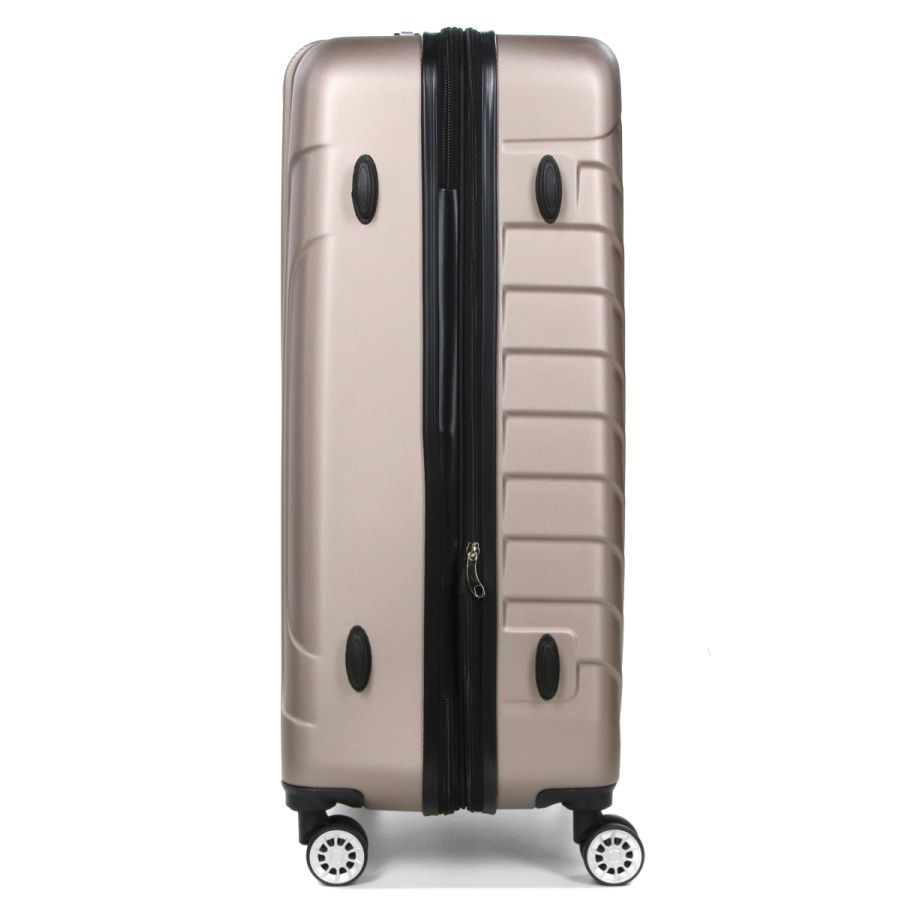 Чемодан большой L ABS-пластик Madisson Snowball 03403 78х52х32см 103+17л Шампань