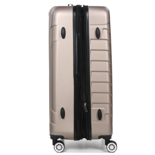Чемодан большой L ABS-пластик Madisson Snowball 03403 78х52х32см 103+17л Шампань