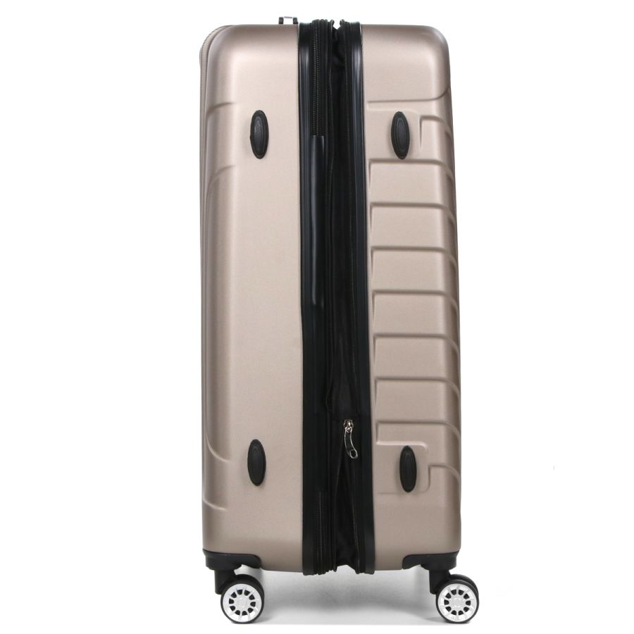Чемодан большой L ABS-пластик Madisson Snowball 03403 78х52х32см 103+17л Шампань