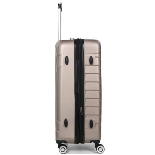 Чемодан большой L ABS-пластик Madisson Snowball 03403 78х52х32см 103+17л Шампань
