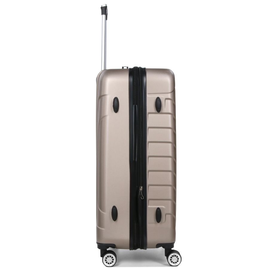 Чемодан большой L ABS-пластик Madisson Snowball 03403 78х52х32см 103+17л Шампань