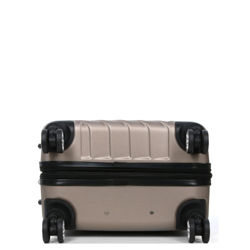 Чемодан средний M ABS-пластик Madisson Snowball 03403 68х44х27см 68+13л Шампань