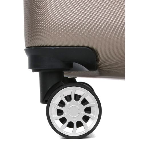 Чемодан средний M ABS-пластик Madisson Snowball 03403 68х44х27см 68+13л Шампань