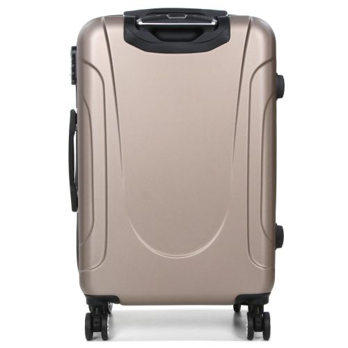 Чемодан средний M ABS-пластик Madisson Snowball 03403 68х44х27см 68+13л Шампань