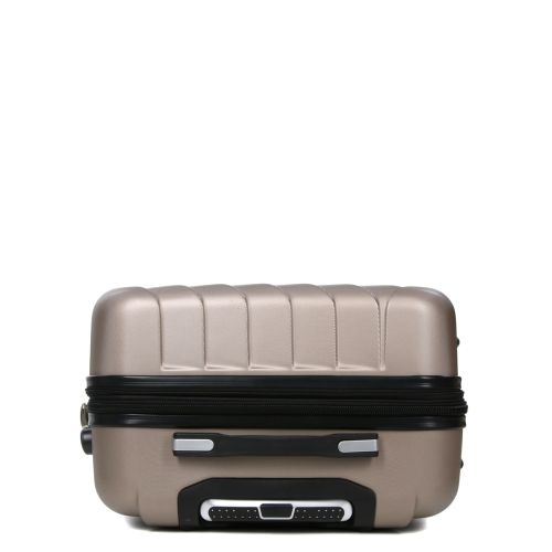 Чемодан средний M ABS-пластик Madisson Snowball 03403 68х44х27см 68+13л Шампань