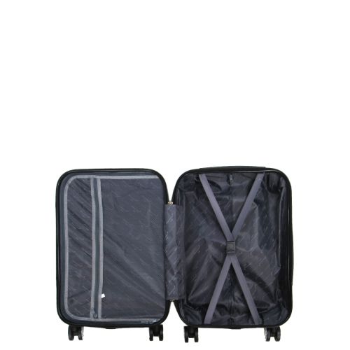 Чемодан маленький S ABS-пластик Madisson Snowball 03403 58х38х23см 35 л Шампань