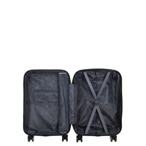 Чемодан маленький S ABS-пластик Madisson Snowball 03403 58х38х23см 35 л Шампань