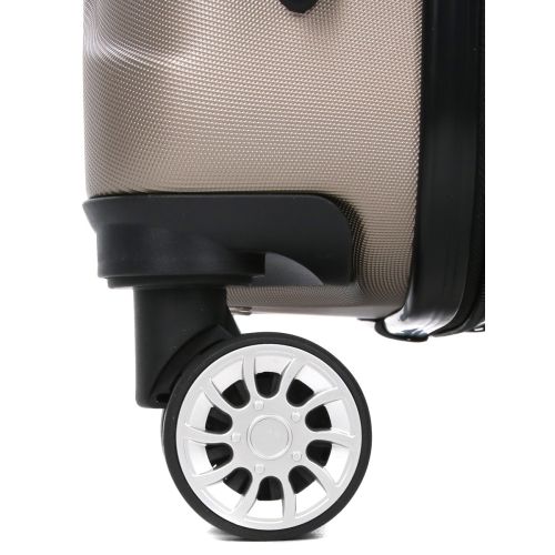 Чемодан маленький S ABS-пластик Madisson Snowball 03403 58х38х23см 35 л Шампань