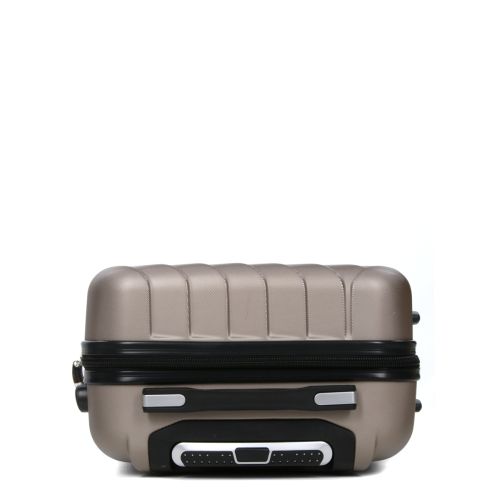Чемодан маленький S ABS-пластик Madisson Snowball 03403 58х38х23см 35 л Шампань
