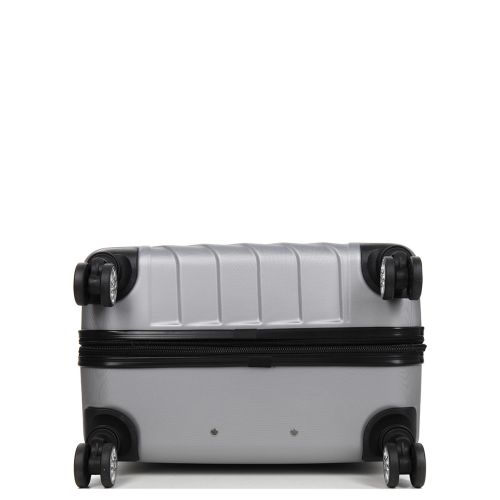 Чемодан большой L ABS-пластик Madisson Snowball 03403 78х52х32см 103+17л Серебряный