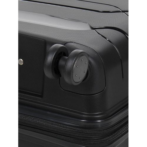 Чемодан средний M полипропилен  Worldline Airtex 282 74л 64×41×26см Черный