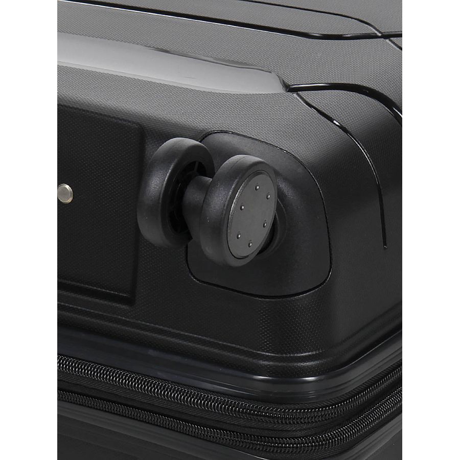 Чемодан средний M полипропилен  Worldline Airtex 282 74л 64×41×26см Черный