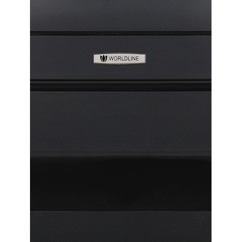 Чемодан средний M полипропилен  Worldline Airtex 282 74л 64×41×26см Черный
