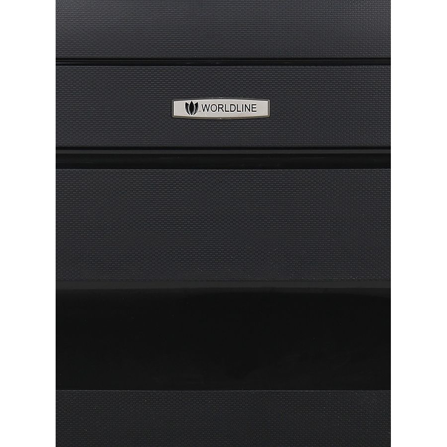 Чемодан средний M полипропилен  Worldline Airtex 282 74л 64×41×26см Черный