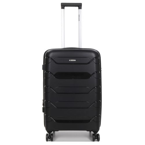 Чемодан средний M полипропилен  Worldline Airtex 282 74л 64×41×26см Черный
