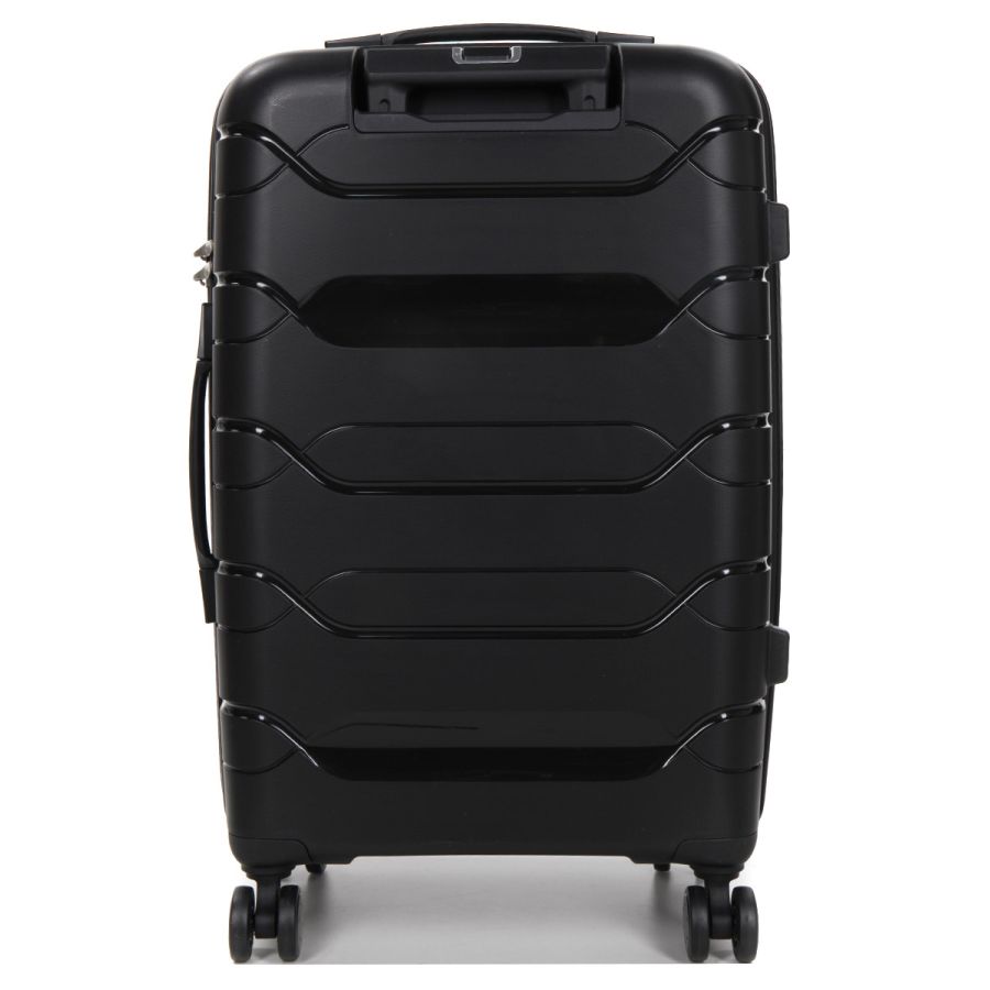 Чемодан средний M полипропилен  Worldline Airtex 282 74л 64×41×26см Черный