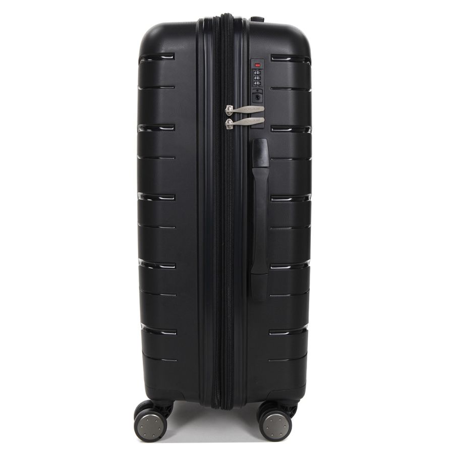 Чемодан средний M полипропилен  Worldline Airtex 282 74л 64×41×26см Черный