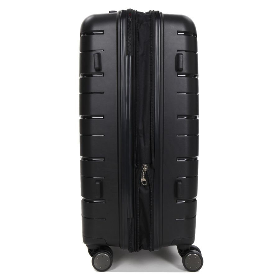 Чемодан средний M полипропилен  Worldline Airtex 282 74л 64×41×26см Черный