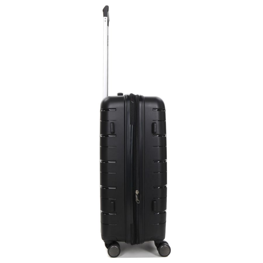 Чемодан средний M полипропилен  Worldline Airtex 282 74л 64×41×26см Черный