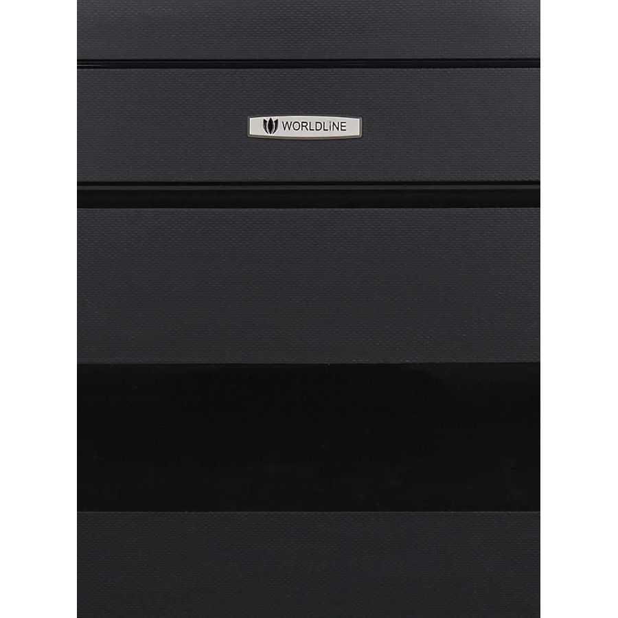 Чемодан большой L полипропилен Worldline Airtex 282 109л 74×47×30см Черный
