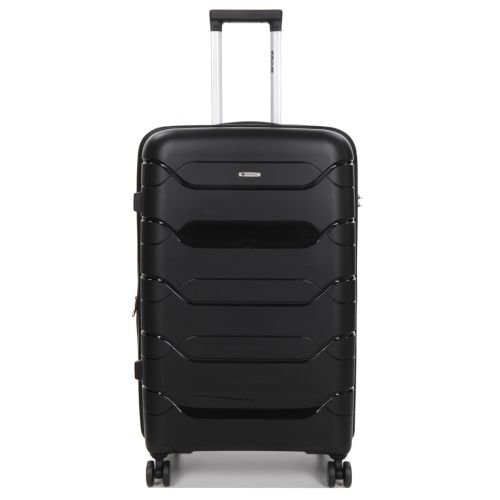 Чемодан большой L полипропилен Worldline Airtex 282 109л 74×47×30см Черный
