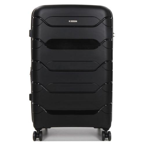 Чемодан большой L полипропилен Worldline Airtex 282 109л 74×47×30см Черный