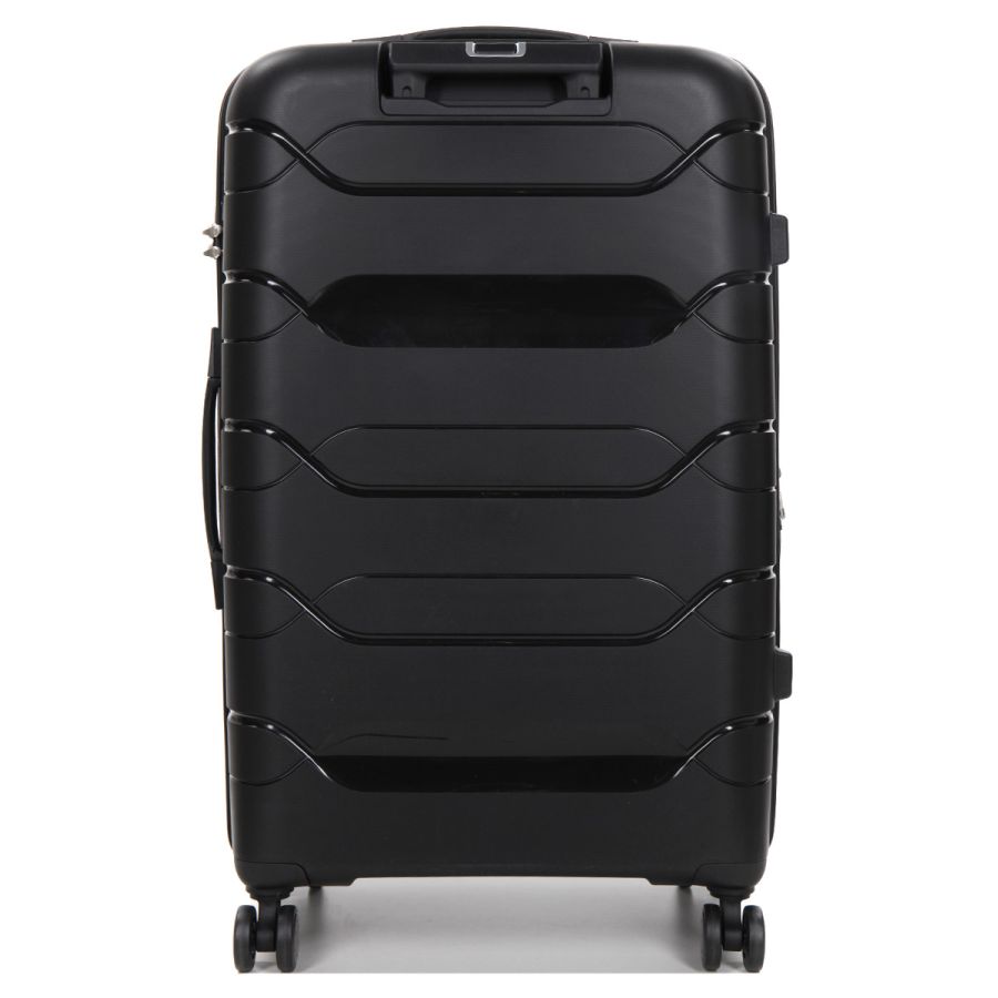 Чемодан большой L полипропилен Worldline Airtex 282 109л 74×47×30см Черный
