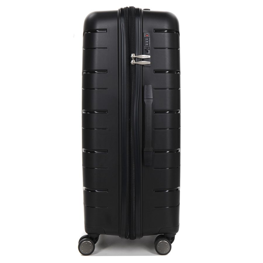 Чемодан большой L полипропилен Worldline Airtex 282 109л 74×47×30см Черный