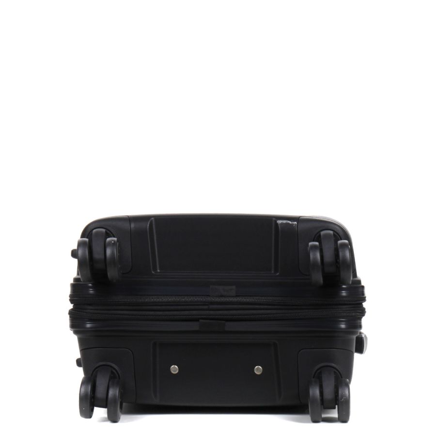 Чемодан маленький S полипропилен  Worldline Airtex 282 46л 54×36×23см Черный
