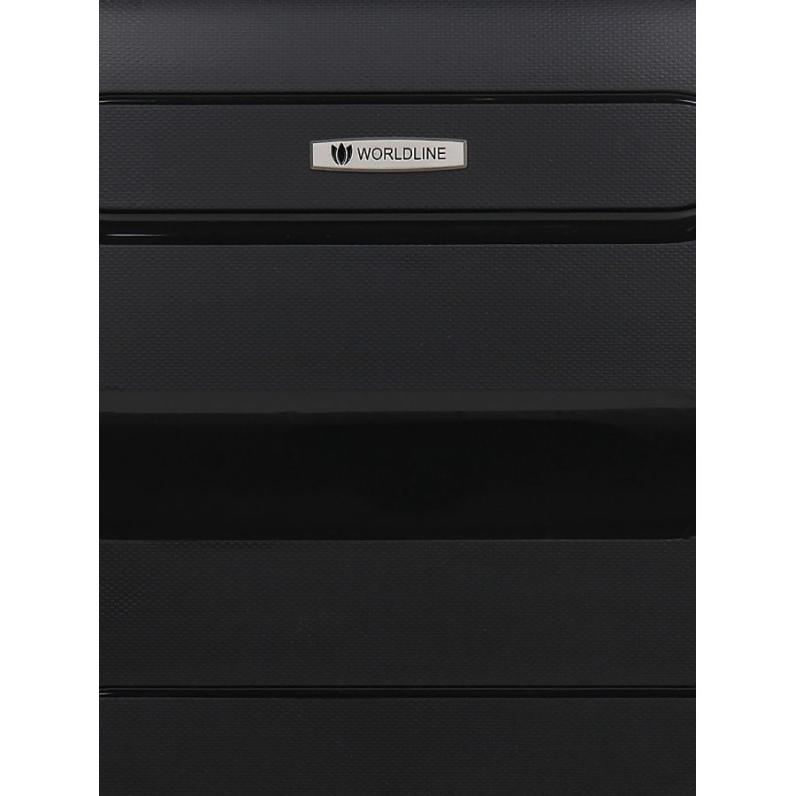 Чемодан маленький S полипропилен  Worldline Airtex 282 46л 54×36×23см Черный