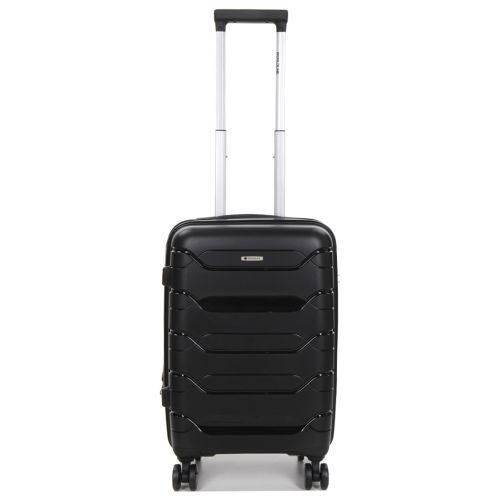 Чемодан маленький S полипропилен  Worldline Airtex 282 46л 54×36×23см Черный