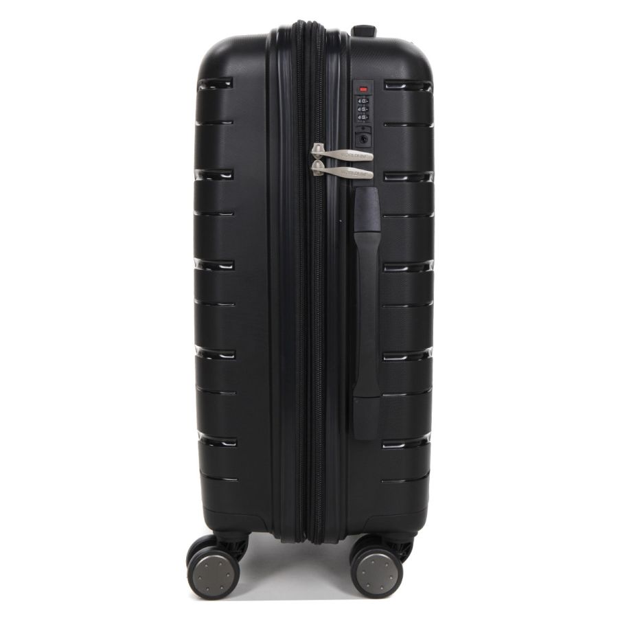 Чемодан маленький S полипропилен  Worldline Airtex 282 46л 54×36×23см Черный