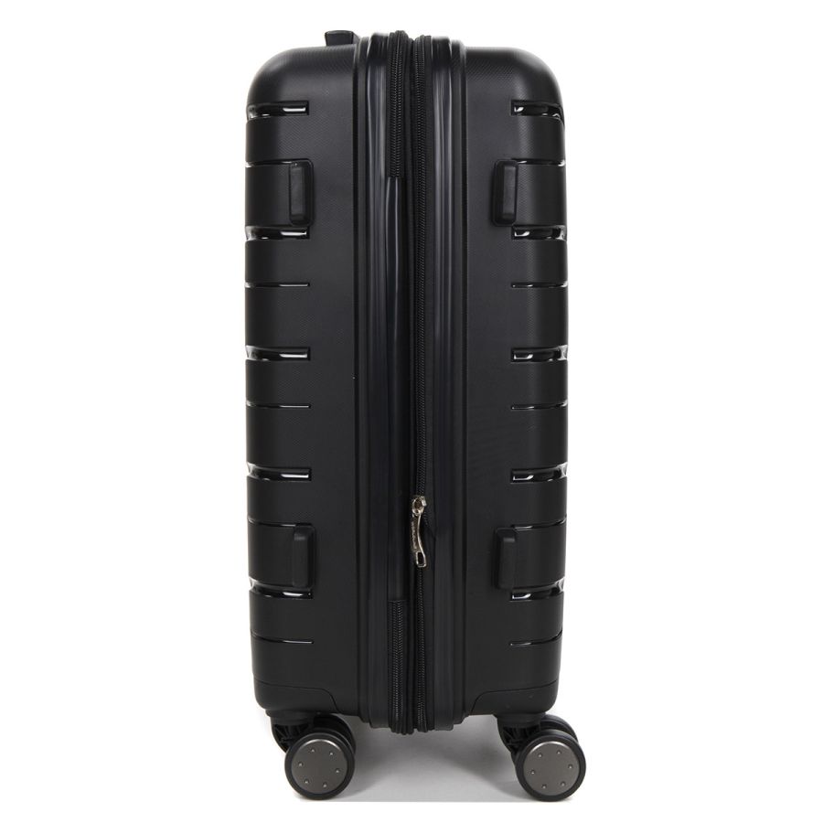 Чемодан маленький S полипропилен  Worldline Airtex 282 46л 54×36×23см Черный